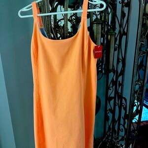 Spanx Orange Sleeveless Dress